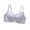 Blue, variant on IROINNID Women's Wire-Free Bras Solid Comfortable Breathable Anti-Exhaust Base Non-Steel Ring Non-Magnetic Buckle Beauty Back Underwear
