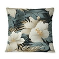 thumbnail image 3 of Designart "Tropics In Monochrome Hues II" Tropical Printed Throw Pillow, 3 of 5