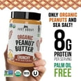 thumbnail image 2 of Just About Foods Organic Keto Crunchy Peanut Butter, 1 lb, Gluten-Free, No Sugar Added, 2 of 8