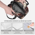 thumbnail image 3 of Naloa Flower Cat Couple Print Lunch Bag for Women & Men Insulated Lunch Box or Cooler Lunch Tote Bags for Work, Travel, Outdoor, 3 of 5