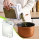 thumbnail image 1 of Recipiente hermético para arroz con taza medidora y pico de vertido - Caja blanca de cocina de 5,3L para cereales, pasta, harina y pienso seco, 1 of 7