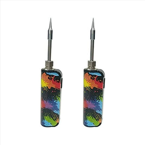 2X Kit de Soldador InaláMbrico: Herramienta de ReparacióN de Soldadura USB, Kit de Soldador EléCtrico, Soldador InaláMbrico para ReparacióN