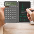 thumbnail image 2 of Back to School Gifts Multifunctional Calculator With Writing Tablet, Portable Office LCD Handwriting Pad Calculator, 12 Digit Display Learning Office Calculator, With Solar Charging, 2 of 8