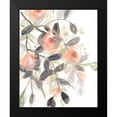 thumbnail image 2 of Vess, June Erica 15x18 Black Modern Framed Museum Art Print Titled - Sheer Blossoms II, 2 of 5