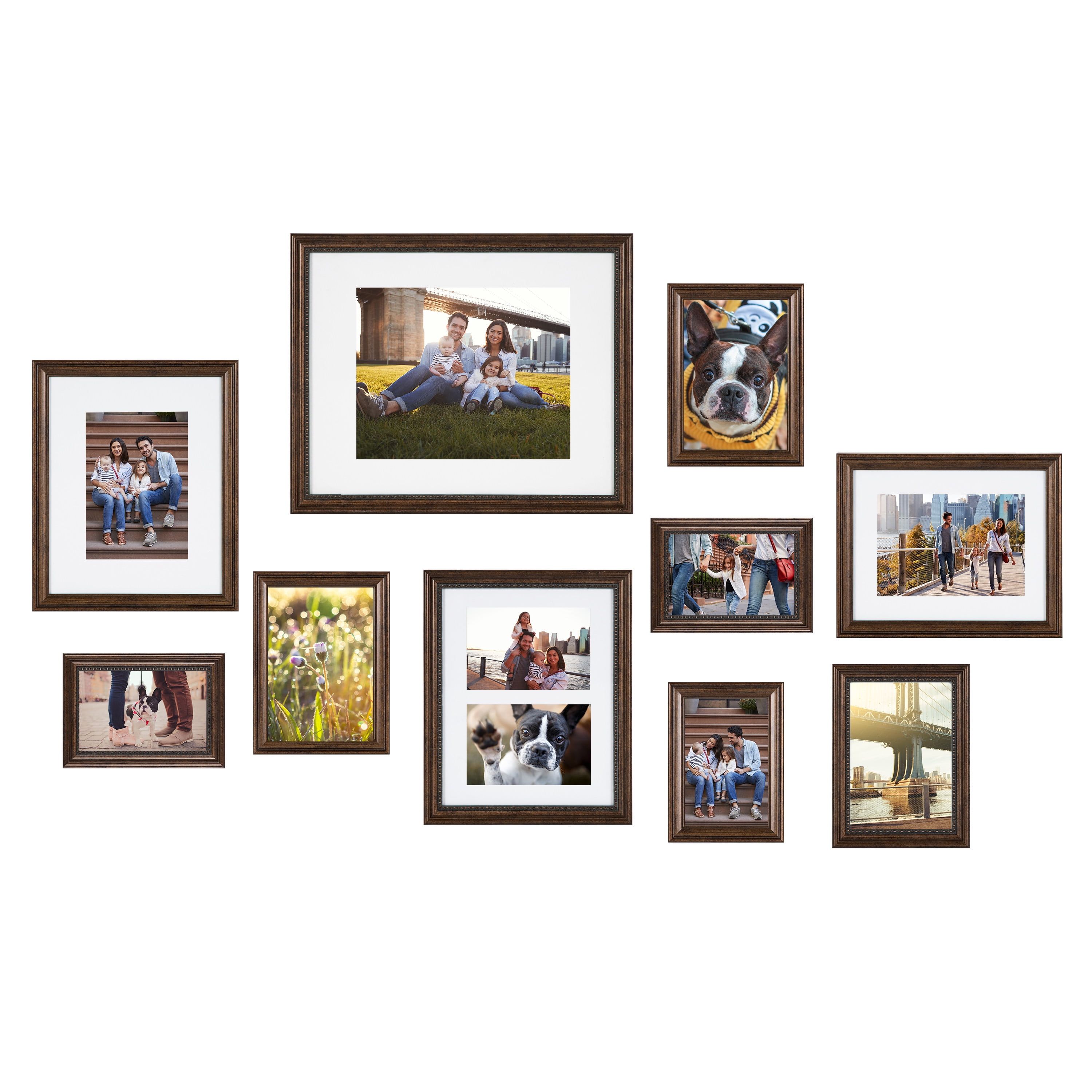 Kate And Laurel Traditional Wall Picture Frame Set Set Of 10 Varying