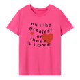 thumbnail image 4 of Camiseta para mujer con cuello redondo, camiseta básica informal para mujer para viajes de vacaciones y trabajo L, 4 of 9