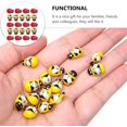 thumbnail image 3 of 200pcs Miniature Ladybug Sticker Self Adhesive Wooden Bug Beetle Sticker Mini Insects Figurine Fairy Garden Ornament Micro Landscape Decor, 3 of 8