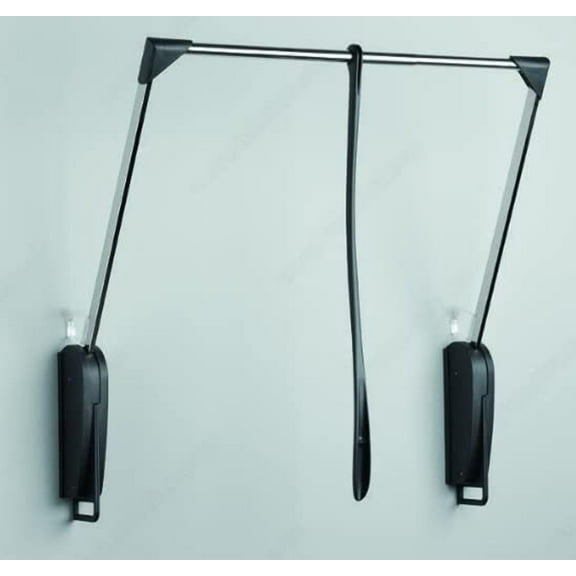 Servetto ClosetPro Central Wall-Mounted Wardrobe Lift Expanding 24 1/2" - 33 1/2" Steel Tubing 22 lb Weight capacity