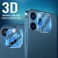 thumbnail image 1 of Película de lente de cámara trasera 3D HD para iPhone 14 Pro Max Plus 13 12 11 Mini Protector de pantalla de vidrio Protector en IPhone 14Pro 13Pro, 1 of 3