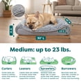 thumbnail image 4 of FurHaven Pet Dog Bed | Orthopedic Ultra Plush Luxe Lounger Pet Bed for Dogs & Cats, Gray, Medium, 4 of 10