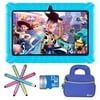 Contixo 7 inch Kids Learning Tablet Bundle, 4 stylus, 32GB MicroSD card and Tablet Bag included. Pre-installed Apps and Parent Control, Bluetooth, Wi-Fi Kids Tablet TC-V82-DP-S1-TB1-Blue