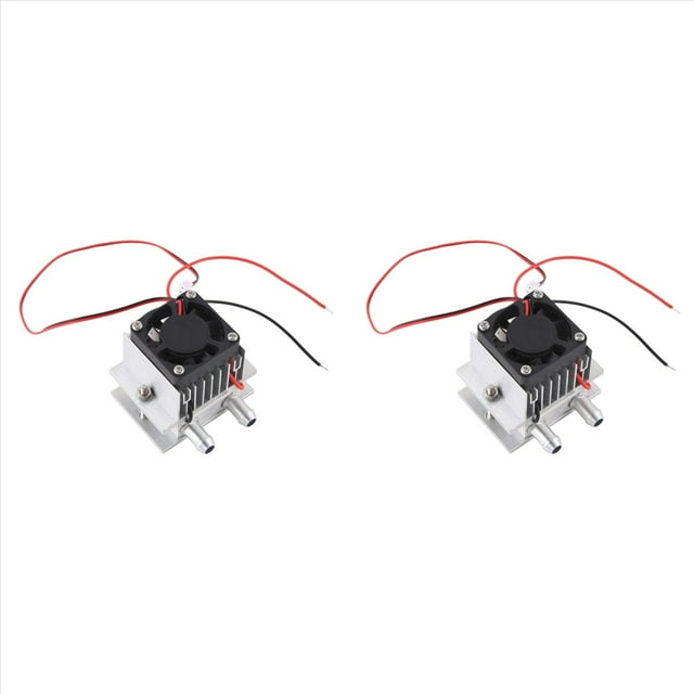 2X TEC1-12706 Módulo Termoeléctrico Peltier de Refrigeración por Agua Kit de Bricolaje A Pequeña Escala de 60 W
