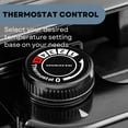 thumbnail image 2 of OVENTE Electric Indoor Grill with 15x10 Inch Non-Stick Cooking Surface, 1200W Fast Heat Up Power, Adjustable Temperature, Removable and Dishwasher Safe Grilling Plate and Drip Tray, Black GD1510NLB, 2 of 9