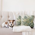 thumbnail image 4 of Ambesonne Eucalyptus Leaves Throw Pillow Cover 2 Pack, Bold Branches, 20", Laurel Green Eggshell, 4 of 7