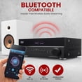thumbnail image 4 of Pyle 5.2 Channel Hi-Fi Home Theater Receiver - 1000W MAX Wireless BT Surround Sound Stereo Amplifier System with 4k Ultra HD Support, MP3/USB/DAC, Ideal for Immersive Home Audio Experience - PT865BT, 4 of 7