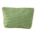 thumbnail image 2 of Usupdd Woolen Knitted Bag Striped Color-blocked (Green), Woolen Knitted Bag Striped Color-blocked Cosmetic Bag Pattern Cosmetic Bag Portable Cosmetic Bag Ins-style Pencil Case, 2 of 7