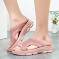 thumbnail image 4 of Dakaela Womens Orthopedic Walking Sandals Mesh Breathable Sport Slide Shoes Fashion Platform Slippers, 4 of 7