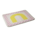 thumbnail image 1 of Society6 Grace Chess Rainbow Rose And Yellow Bath Mat 34" x 21", 1 of 3