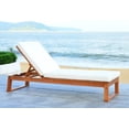 thumbnail image 3 of Safavieh Solano Outdoor Contemporary Patio Sunlounger with Cushion, 3 of 7