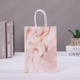 thumbnail image 4 of 5 bolsas de regalo de papel Kraft con diseño de mármol con asa, bolsas de embalaje para fiestas de cumpleaños, regalos de boda para invitados, suministros para Eid Ramadán, 4 of 4