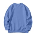 thumbnail image 3 of Abcomgle Girls Sweatshirt 7-8 Loose Solid Color Long Sleeve Pullover Sweatshirts for Girls Cotton Crewneck Kids Sweaters Girls Trendy Winter Back To School Outfits for Teen Girls, 3 of 5