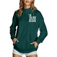 thumbnail image 2 of Women's Sweatshirts 2025 Love Like Jesus Sweatshirt Christian Sweatshirts Casual Pullover Tops Sweatshirt for Women, 2 of 8