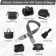 thumbnail image 4 of Becaristey Simple Bag Strap Replacement Exquisite Craft And High-end Texture No Loose Thread Shoulder Bag Strap Grey, 4 of 6