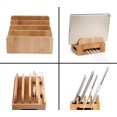 thumbnail image 5 of Soporte de carga de bambú para múltiples dispositivos con 4 puertos de carga USB 6 en 1 Soporte de carga USB para teléfono Tablet Smart Dock Charger Organizer JAMW Sencillez, 5 of 5