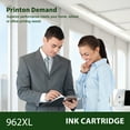 thumbnail image 4 of 962XL 962 Ink Cartridges Compatible for 962 962XL Combo Pack for OfficeJet Pro 9015 9020 9018 9025 9010 9018 9019 Printer ( 1 x Meganta ), 4 of 6