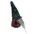 thumbnail image 3 of Northlight Plush Plaid Standing Christmas Gnome - 9" - Red and Gray, 3 of 4