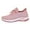 Pink, variant on Womens Sneakers Antislip Slip on Woven Mesh Nursing Shoes Casual Lace up Lightweight Tennis Walking Shoes Black Size 8