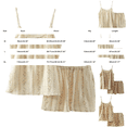 thumbnail image 3 of Womens Pajama Sets Womens Cotton Pajama Set Printed Set Spaghetti Strap Top and Shorts Loungewear, 3 of 5