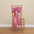 thumbnail image 2 of Wedding Decorations for Tables Satin Red Chair with Tablecloth Strip Suitable for Wedding Events Exquisite Chair Decoration Celebration Banquet Restaurant Event Decoration Wedding Chair Decorations, 2 of 6