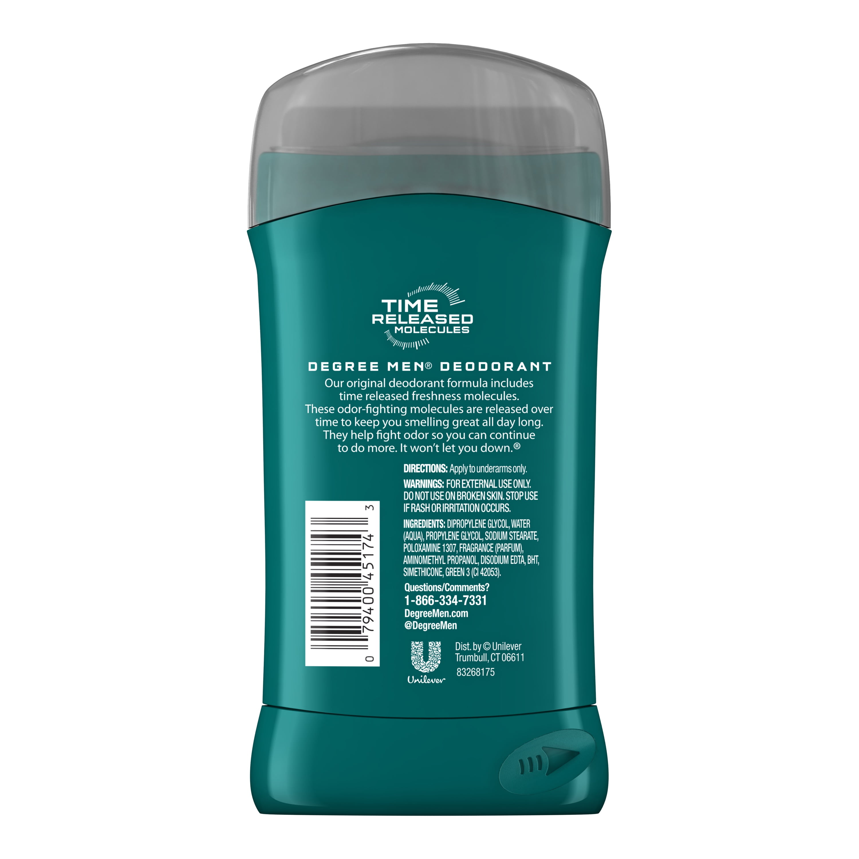 Degree Men Extra Fresh Cool Rush Deodorant, 3 oz