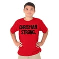 thumbnail image 5 of Christian Strong Religious Faith Crewneck T Shirts Boy Girl Teen Brisco Brands XS, 5 of 6