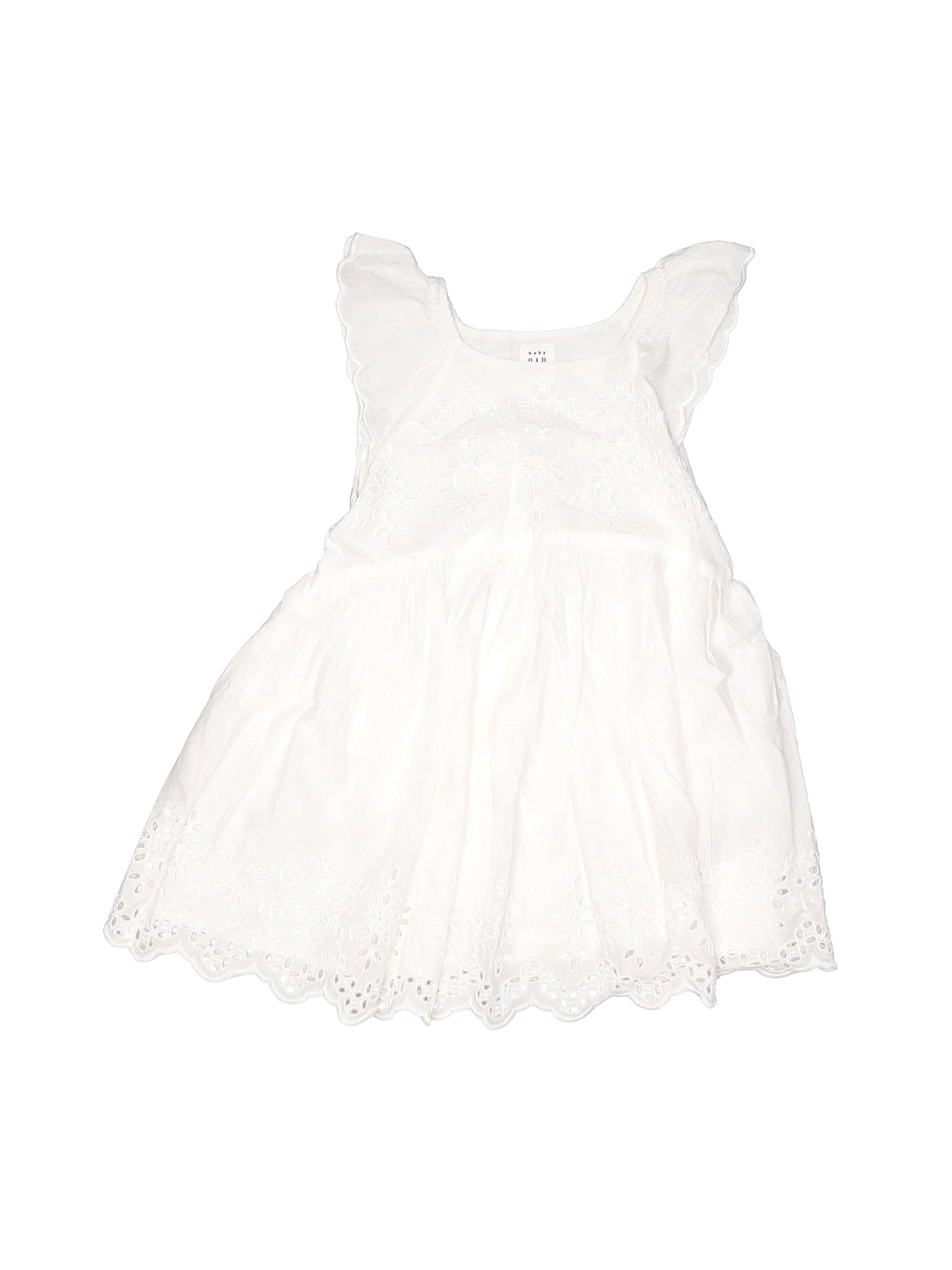 baby gap white dress