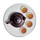 thumbnail image 3 of Bandeja redonda Jadeshay de Acero inoxidable 28 cm Plata, 3 of 8