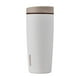 thumbnail image 1 of Vaso de café Owala SmoothSip Slider, aislante, 590 ml, color marrón y blanco, 1 of 5