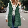 absuyy Coats for Women 2023 Reversible Zipper Loose Long no hoods Green