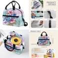 thumbnail image 5 of Bulopur Sea Turtle School Backpack for Kids 4 Pcs Cartoon School Bag with Lunch Box, Pencil Case & Water Bottle Cover for 9-12 Years Old, 5 of 7