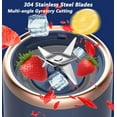 thumbnail image 2 of Portable Blender, Bottle for Smoothies Shakes, Portable Smoothie Blender, Juicer Cup, Personal Fruit Mini Blenders 350ml, USB Rechargeable Mixer With 6 Blades for Travel Kitchen Gym Sports Baby Food, 2 of 3