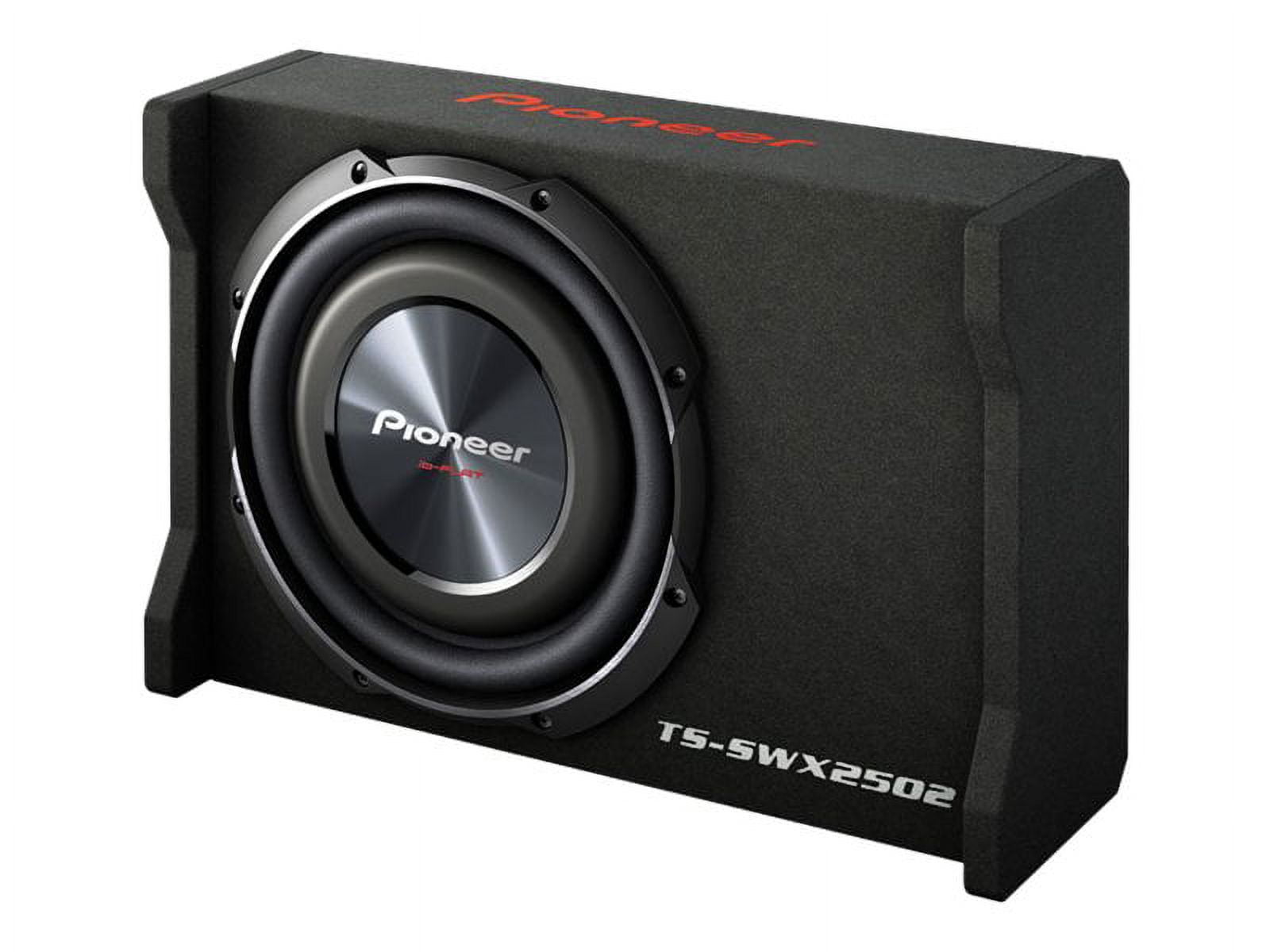 Pioneer 10 Inch 1200 Watt Shallow Mount Subwoofer Pre-Loaded Sub |  TS-SWX2502