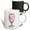 Multicolor, variant on 3drose, Pretty Pink Valentine Milkshake Illustration, 11oz Magic Transforming Mug
