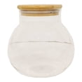 thumbnail image 1 of Recipiente Home Trends de Vidrio Diseño Esfera con Tapa de Bambú 1 Litro, 1 of 4