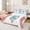 White Blue 02, variant on Feelyou Pink Waffle Baseball Queen Sheets for Kids, Ice Cream Drip Sport Queen Sheet Sets, 4pcs, 1 Flat Sheet, 1 Fitted Sheet and 2 Pillowcases