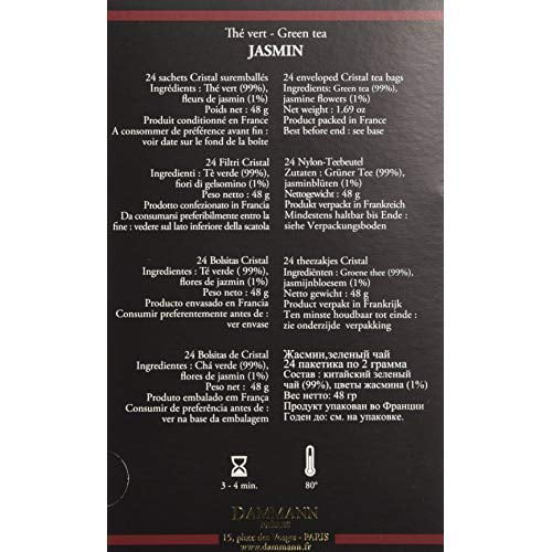 Selection of 48 Cristal Tea Sachets by Dammann Frères - Dammann