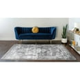 thumbnail image 3 of Unique Loom 3134089 9 x 12 ft. Salle Garnier Sofia Rectangular Rug, Gray, 3 of 3
