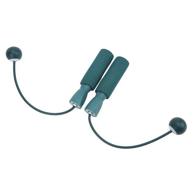 Corde à Sauter Sans Fil, Large Application PVC Mousse Balle Rotation Rapide Fitness Corde Sans Corde pour l'Entraînement Bleu