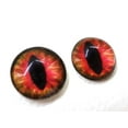 thumbnail image 2 of Pink and Brown Cat or Dragon Glass Eyes, 2 of 9