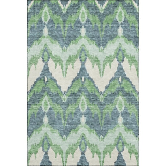 Dalyn Rugs Premium Machine Washable Mayfield AMF743 Green 3' x 5' Rug
